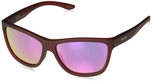 Smith Optics Eclipse ChromaPop Sunglasses, Matte Crystal Deep Maroon Frame ChromaPop Violet Mirror Lens
