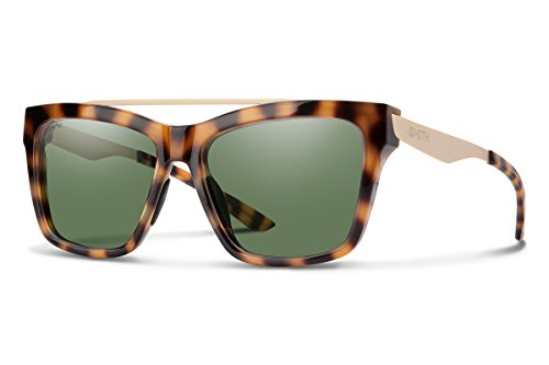 Smith The Runaround Chroma Pop Polarized Sunglasses, Honey Tortoise Frame ChromaPop Polarized Grey Green Lens