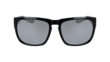 Dragon Alliance Rune XL Ion Sunglasses, Shiny Black Frame Silver Ion Lens