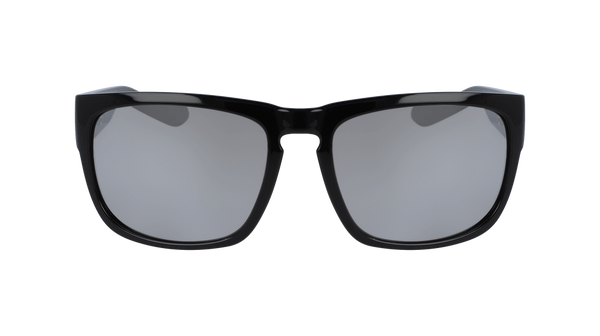 Dragon Alliance Rune XL Ion Sunglasses, Shiny Black Frame Silver Ion Lens