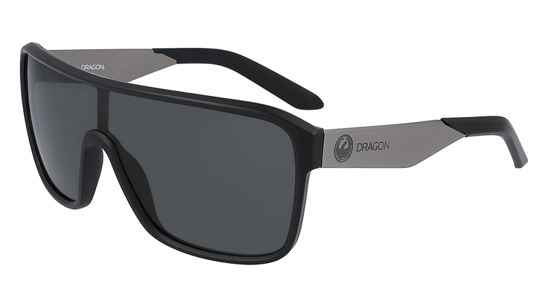 Dragon Alliance Amp LL Polar Sunglasses, Matte Black Frame LL Smoke Polar Lens