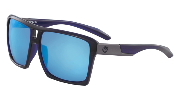 Dragon Alliance The Verse LL Ion Sunglasses Deep Navy Frame Blue Ion Lens