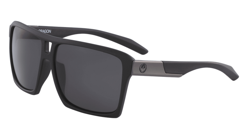 Dragon Alliance The Verse LL Sunglasses Matte Black Frame Smoke Lens