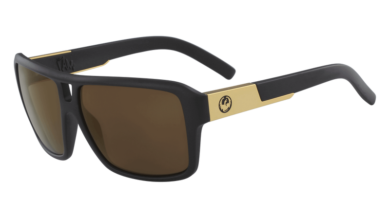 Dragon Alliance The Jam LL Ion Sunglasses, Matte Black Frame LL Copper Ion Lens