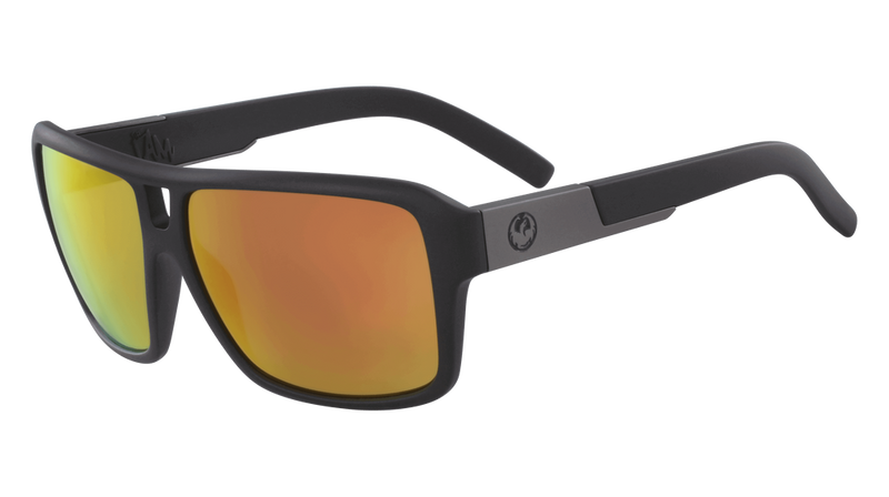 Dragon Alliance The Jam LL Ion Sunglasses, Matte Black Frame LL Copper Ion Lens