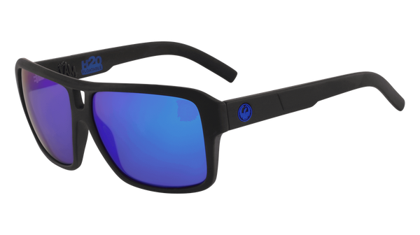 Dragon Alliance The Jam LL H2O Sunglasses, Matte Black H2O  Frame LL Petrol Polar Lens