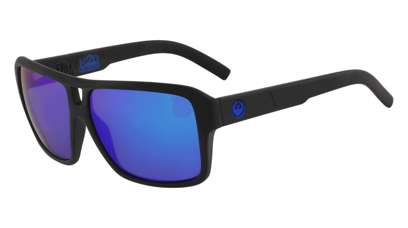 Dragon Alliance The Jam LL H2O Sunglasses, Matte Black H2O  Frame LL Petrol Polar Lens