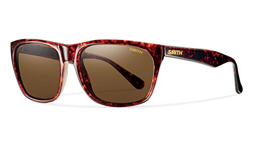 Smith Optics Smith Tioga Sunglasses, Vintage Havana Frame Polarized Brown Lens