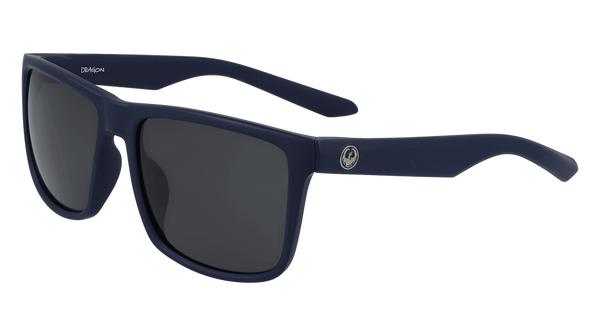 Dragon Alliance Meridien LL Sunglasses, Matte Navy Frame LL Smoke Lens