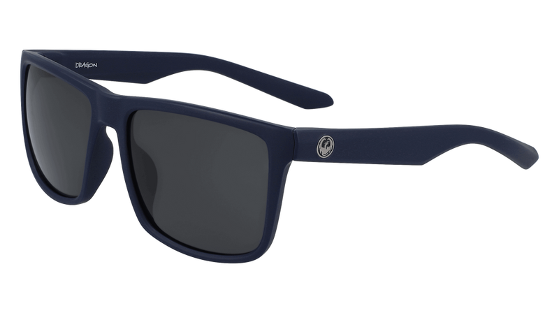 Dragon Alliance Meridien LL Sunglasses, Matte Navy Frame LL Smoke Lens