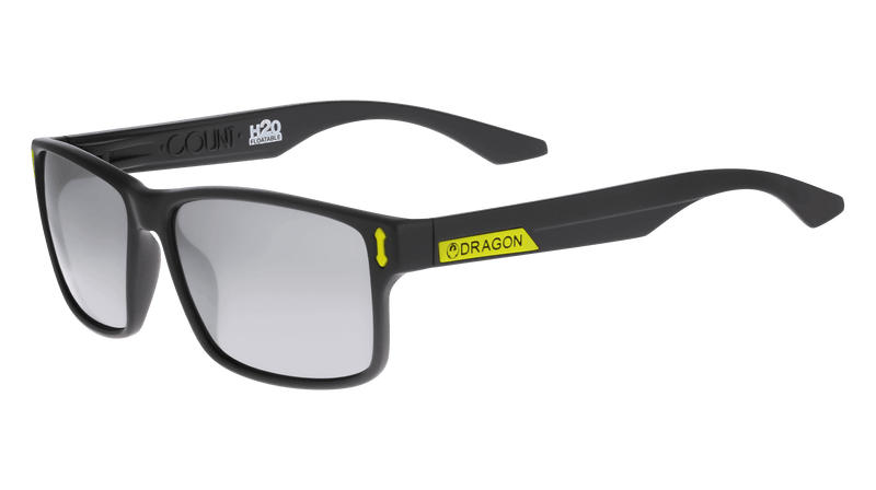 Dragon Alliance Count LL Matte Grey H2O Frame Smoke Polar Lens