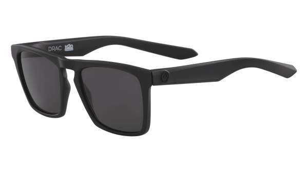 Dragon Alliance Drac LL H2O Sunglasses, Matte Black H2O Frame LL Smoke Polar Lens