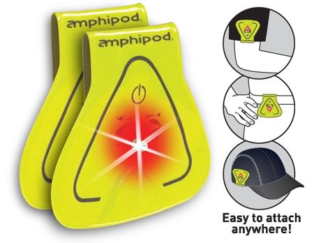 Amphipod Vizlet LED Triangles Wearable Reflectors (2 Pack) - New Day Sports