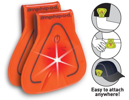 Amphipod Vizlet LED Triangles Wearable Reflectors (2 Pack) - New Day Sports