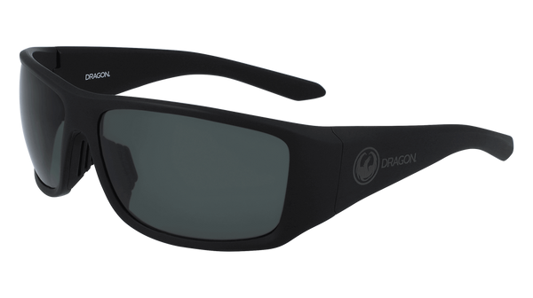 Dragon Alliance Jump LL Polar Sunglasses, Matte Black Frame LL Smoke Polar Lens