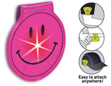 Amphipod Vizlet LED Smiley Wearable Reflector (Single) - New Day Sports