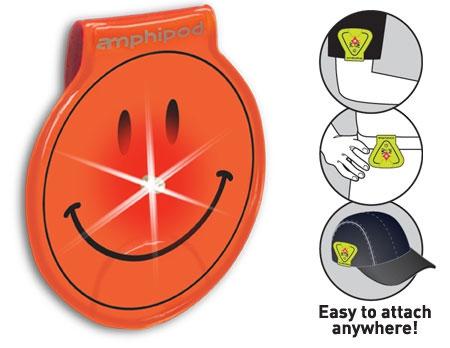 Amphipod Vizlet LED Smiley Wearable Reflector (Single) - New Day Sports
