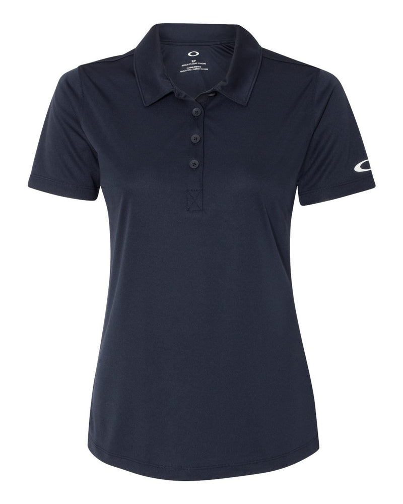 Oakley Crestible Women Solid Golf Polo Navy