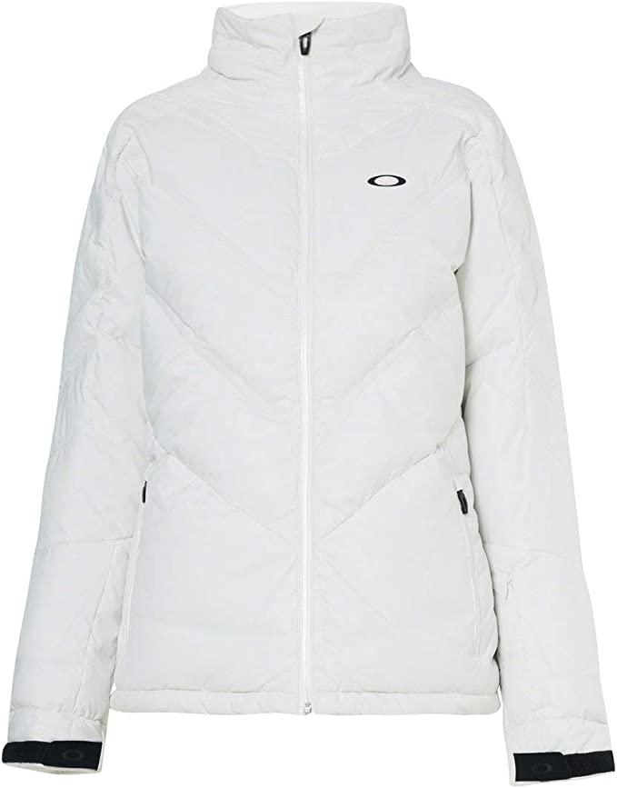 Oakley Women Snow Down 10K/2L Snow Jacket - Front View White