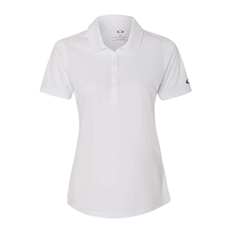 Oakley Crestible Women Solid Golf Polo White