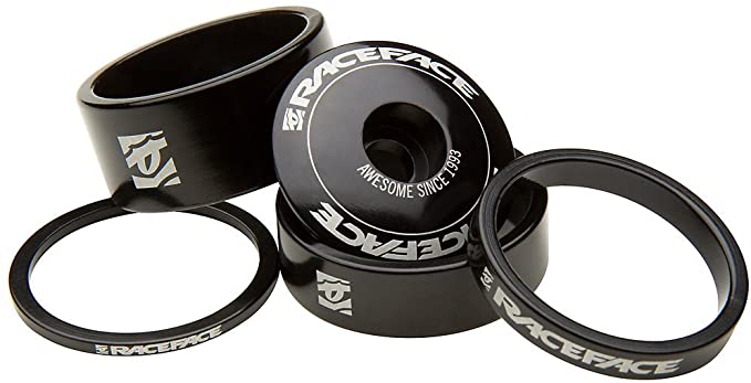 Race Face Headset Spacer Kit Aluminum Black Mtb Accessories