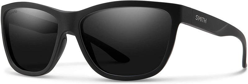 Smith Optics Eclipse Women's ChromaPop Sunglasses Matte Black Frame Polarized Black Lens