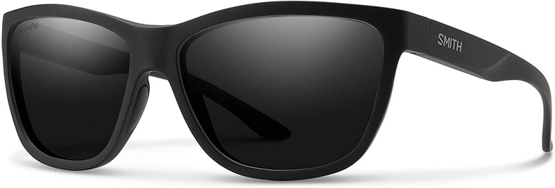 Smith Optics Eclipse Women's ChromaPop Sunglasses Matte Black Frame Polarized Black Lens