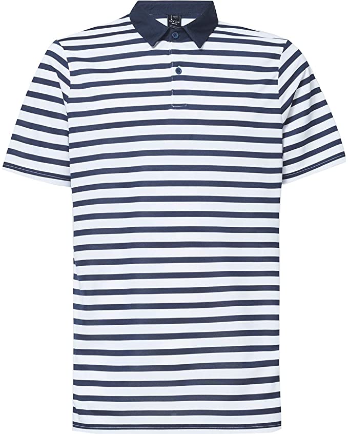 Oakley Bicolor Striped Ss Polo Men Golf Polo