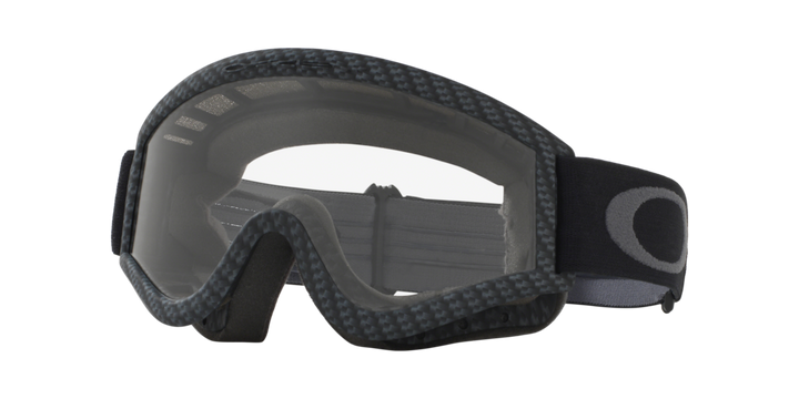 Oakley L-Frame MX MTB Dirt Goggles - Comfortable Fit Over-Prescription Eyewear MX Carbon Fiber