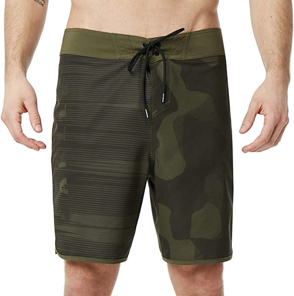 Oakley Utah Camo Mash 19 Men Surf Boardshort - Dark Brush / 33