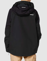 Oakley Tnp Lined Shell Anorak Men Snow Jacket - Blackout / Extra Large