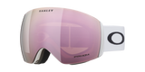 Oakley Flight Deck L Unisex Winter Ski Snow Goggles White Rose Gold