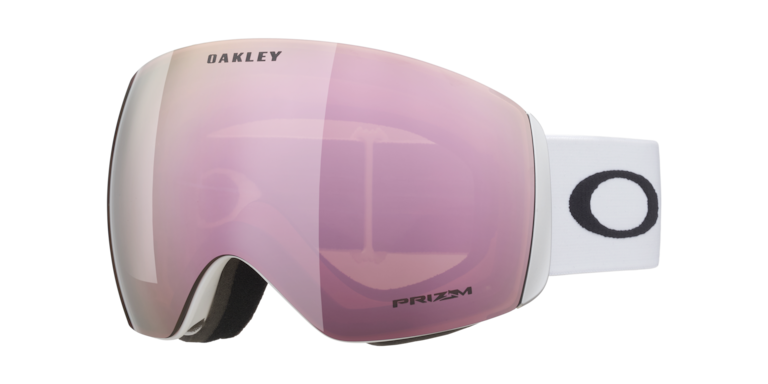 Oakley Flight Deck L Unisex Winter Ski Snow Goggles White Rose Gold