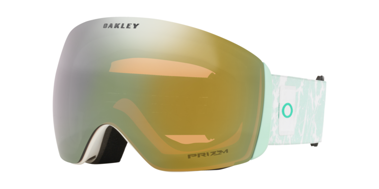Oakley Flight Deck L Unisex Winter Ski Snow Goggles Jasmine Crystal Sage Gold