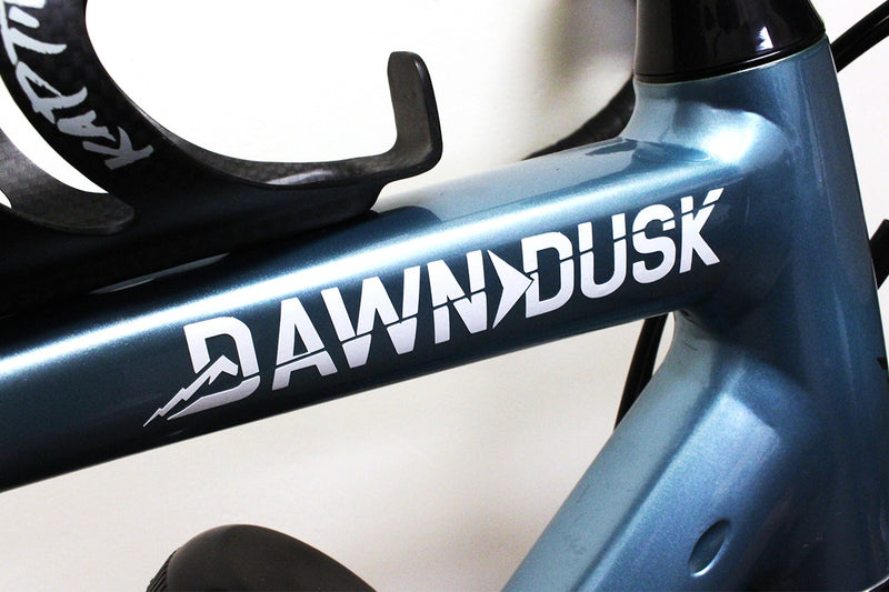 Dawn To Dusk Logo Stickers