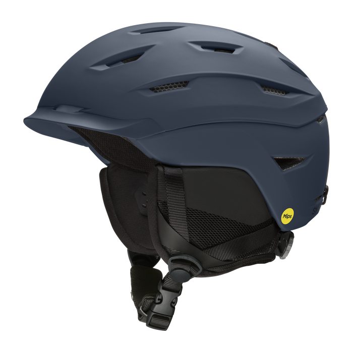 Smith Level MIPS Men's Winter Sports Helmet - Front view, showcasing hybrid shell design and MIPS technology