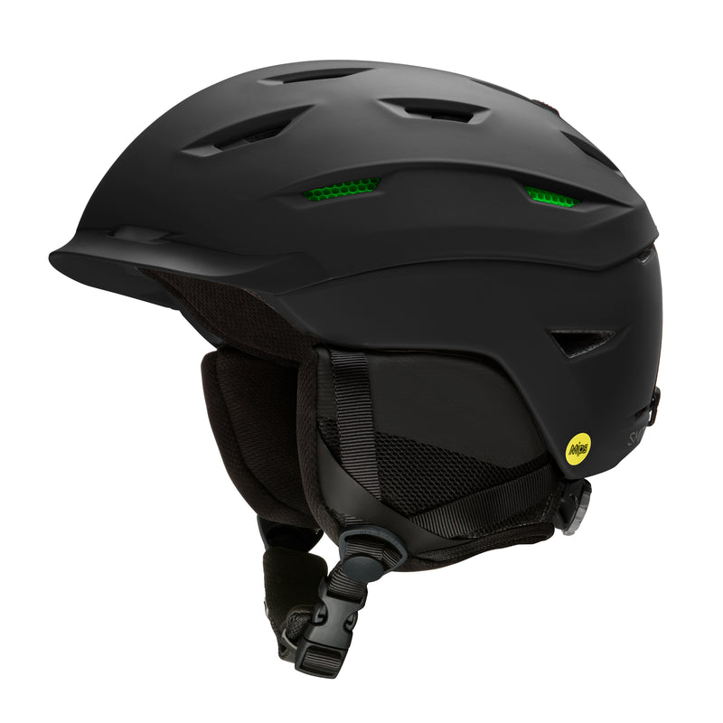 Smith Level MIPS Men's Winter Sports Helmet - Front view, showcasing hybrid shell design and MIPS technology