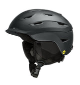 SMITH Liberty MIPS Women's Winter Helmet - Front view, showcasing hybrid shell design and adjustable vents black
