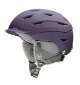 SMITH Liberty MIPS Women's Winter Helmet - Front view, showcasing hybrid shell design and adjustable vents violet