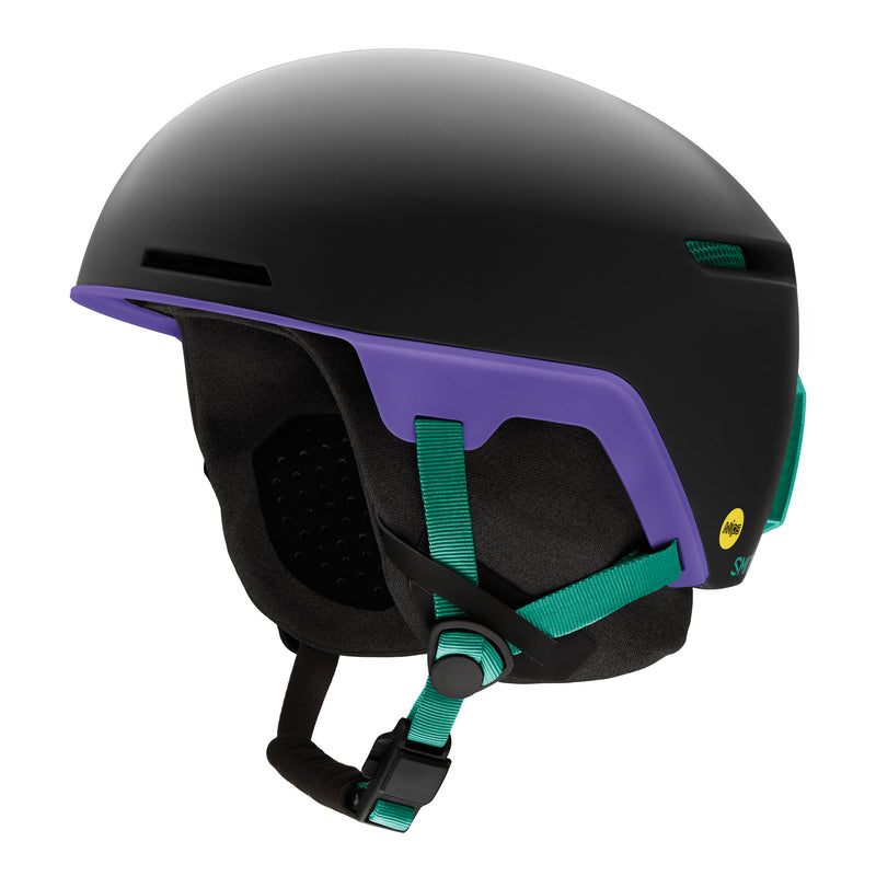Smith Code Mips Unisex Winter Helmet bLACK pURPLE gREEN