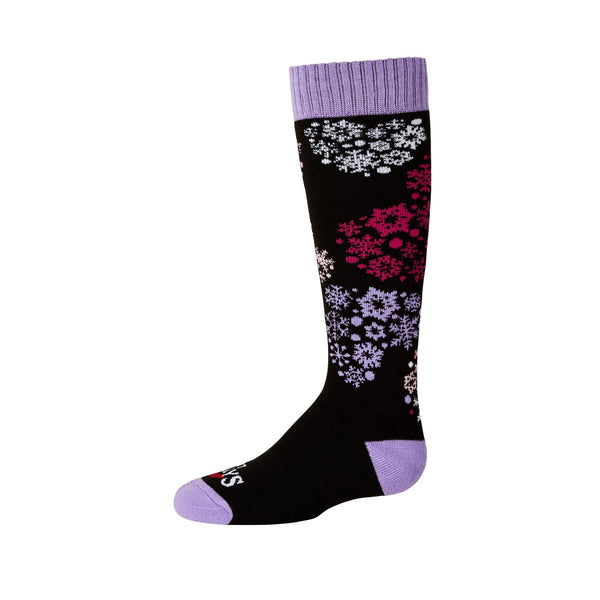 Hot Chillys Youth Heart Flurry Mid Volume Sock
