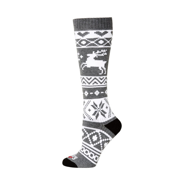 Hot Chillys Womens Santa Baby Mid Volume Sock