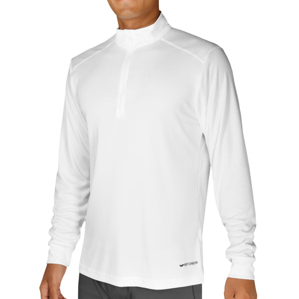 Hot Chillys Men's Peachskins Solid Zip-T