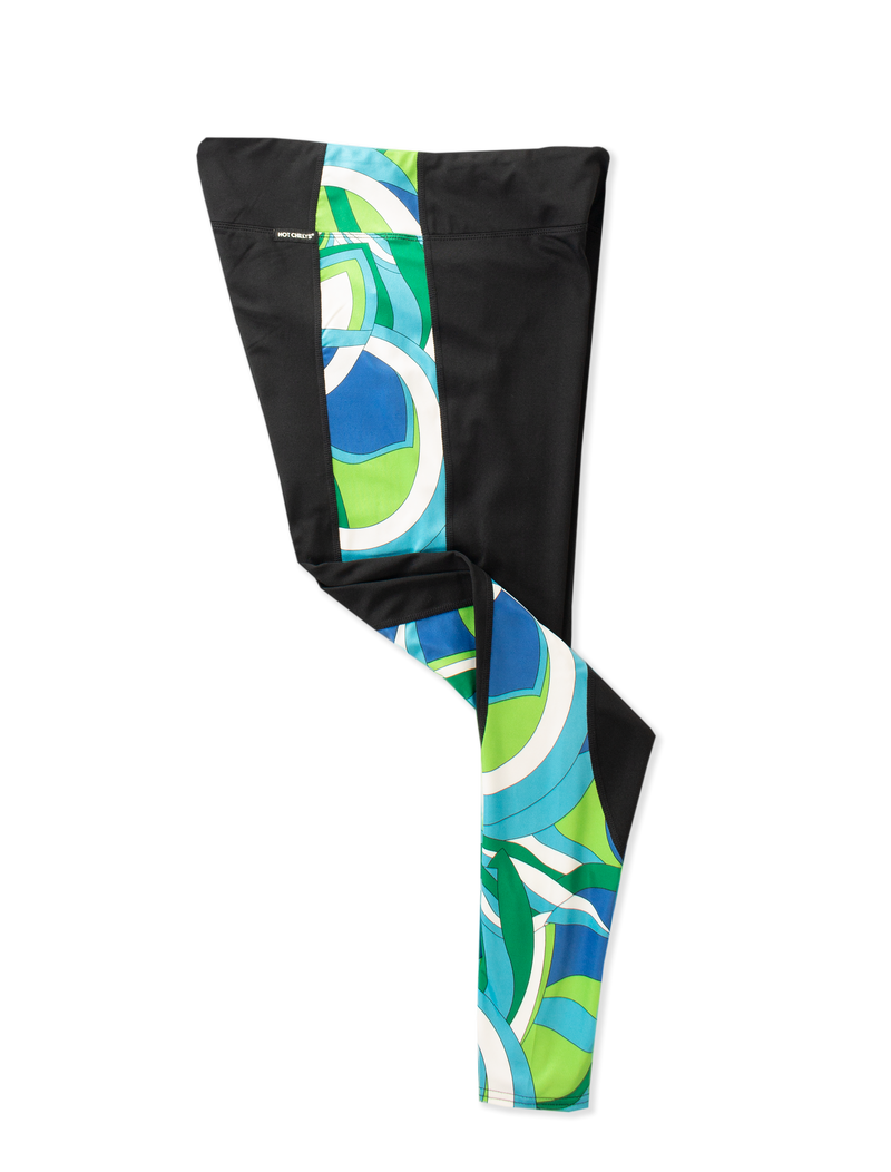 Hot Chillys Womens Micro-Elite Chamois Fiesta Snow Water and Soho 70's Split Legging