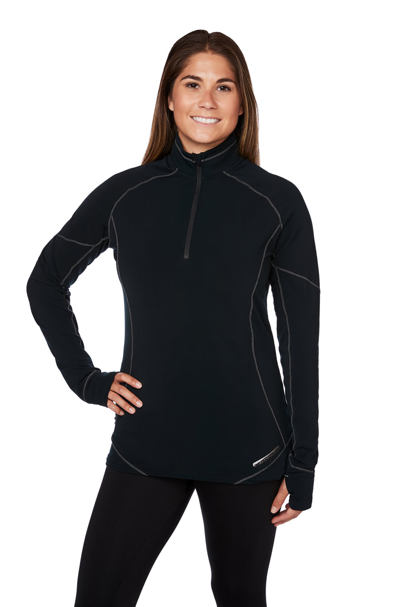 Hot Chillys Women's Micro-Elite XT Zip-T