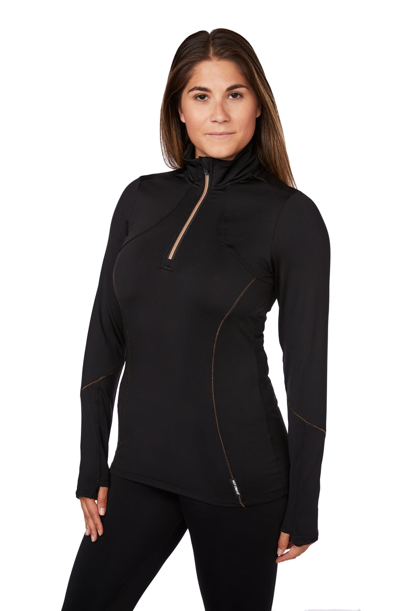 Hot Chillys Women Elite Meta Zip-T