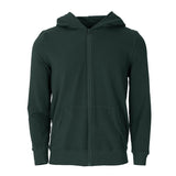 KICKEE Solid Men’s Fleece Hoodie, Super Soft Zip Up, Made from Viscose from Bamboo