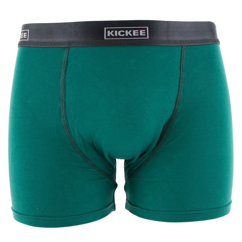 KICKEE Solid Men Bamboo Boxer Brief Underwear