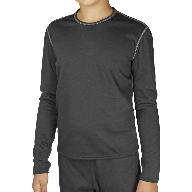 Hot Chillys Youth Pepper Bi-Ply Crewneck