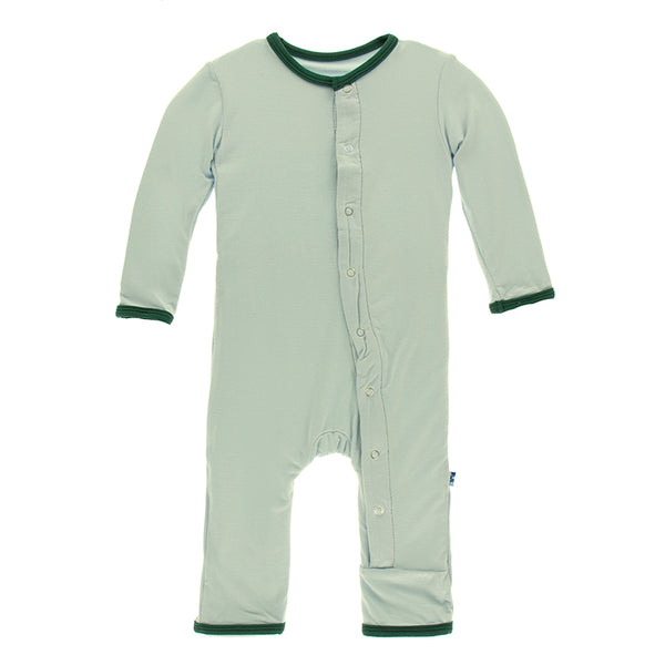 Kickee Pants Solid Coverall with Snaps